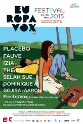 Affiche Europavox 2015 Affiche Europavox 2015